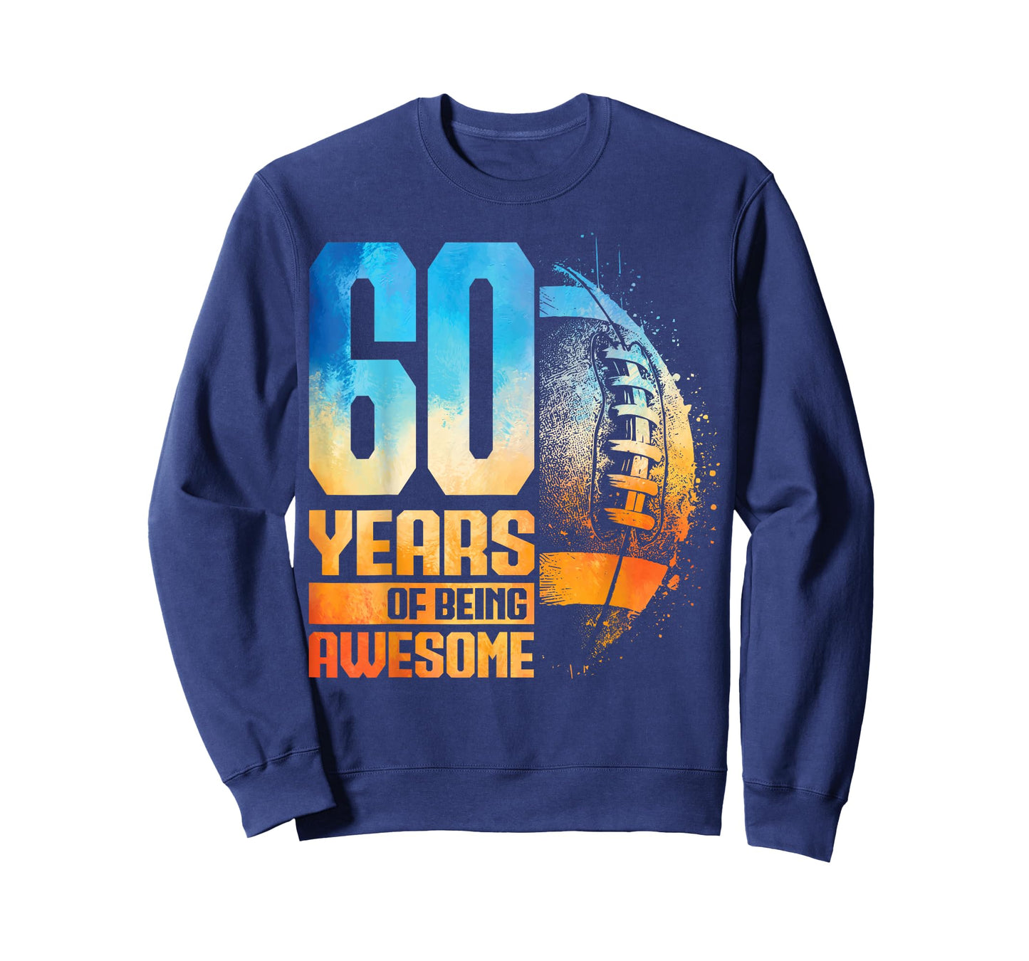 60th Birthday American Football 60 Years Old Man Woman T-Shirt