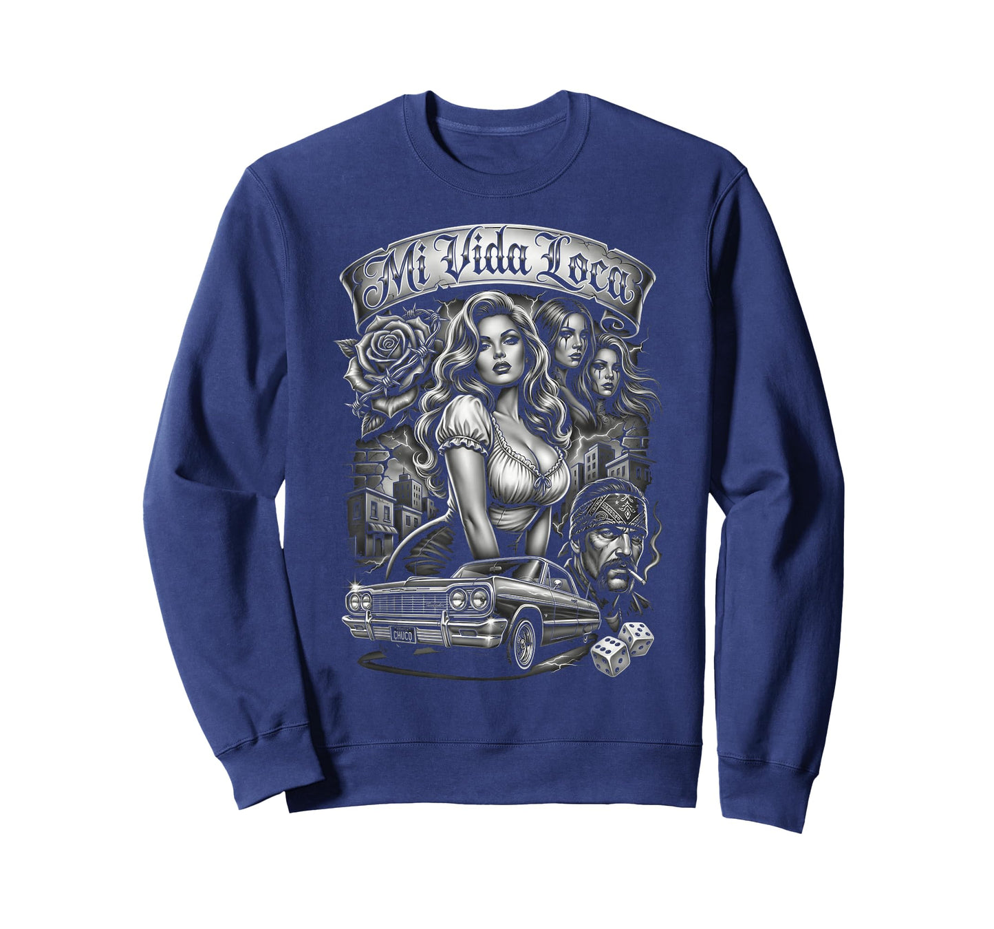 Mi Vida Loca Lowrider Art Chicano Culture Street Style T-Shirt