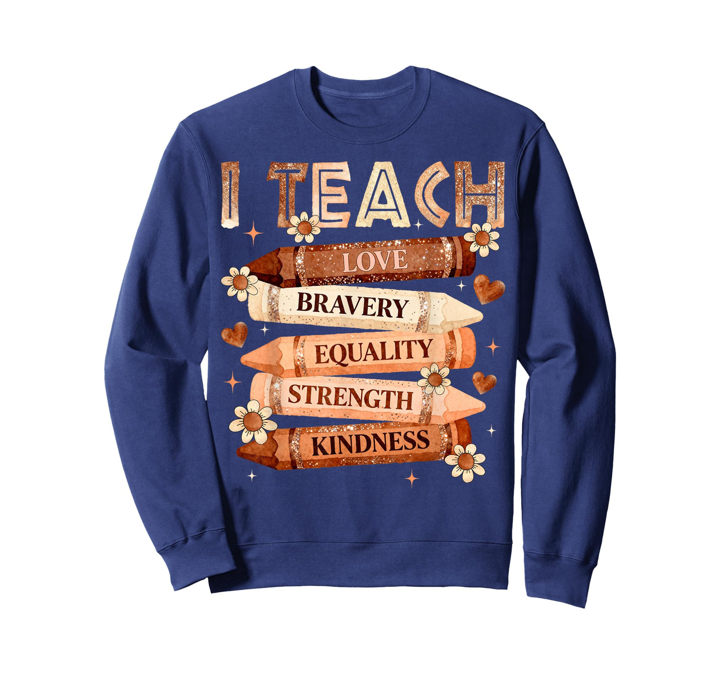 Black History Month Black Teacher I Teach Love Kindness T-Shirt