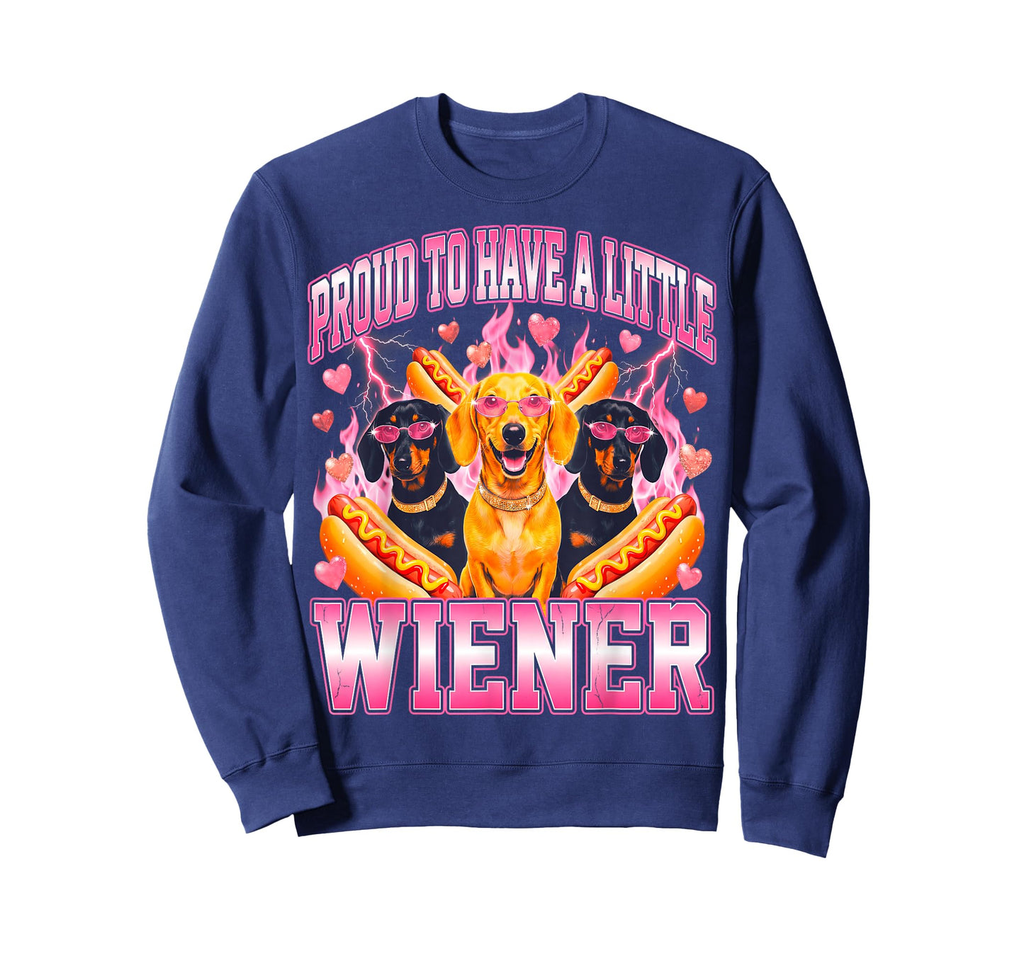 Dachshund Proud to Have A Little Wiener Dog Owner Funny T-Shirt
