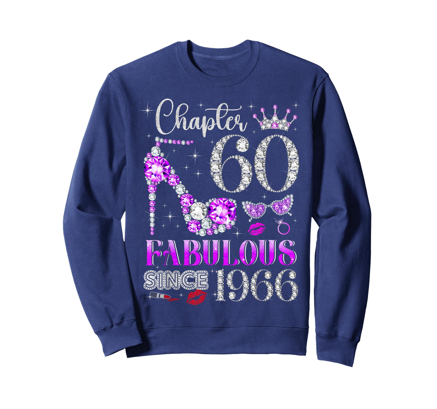 Chapter 60 Fabulous Since 1966 60Th Birthday Ladies Girls T-Shirt