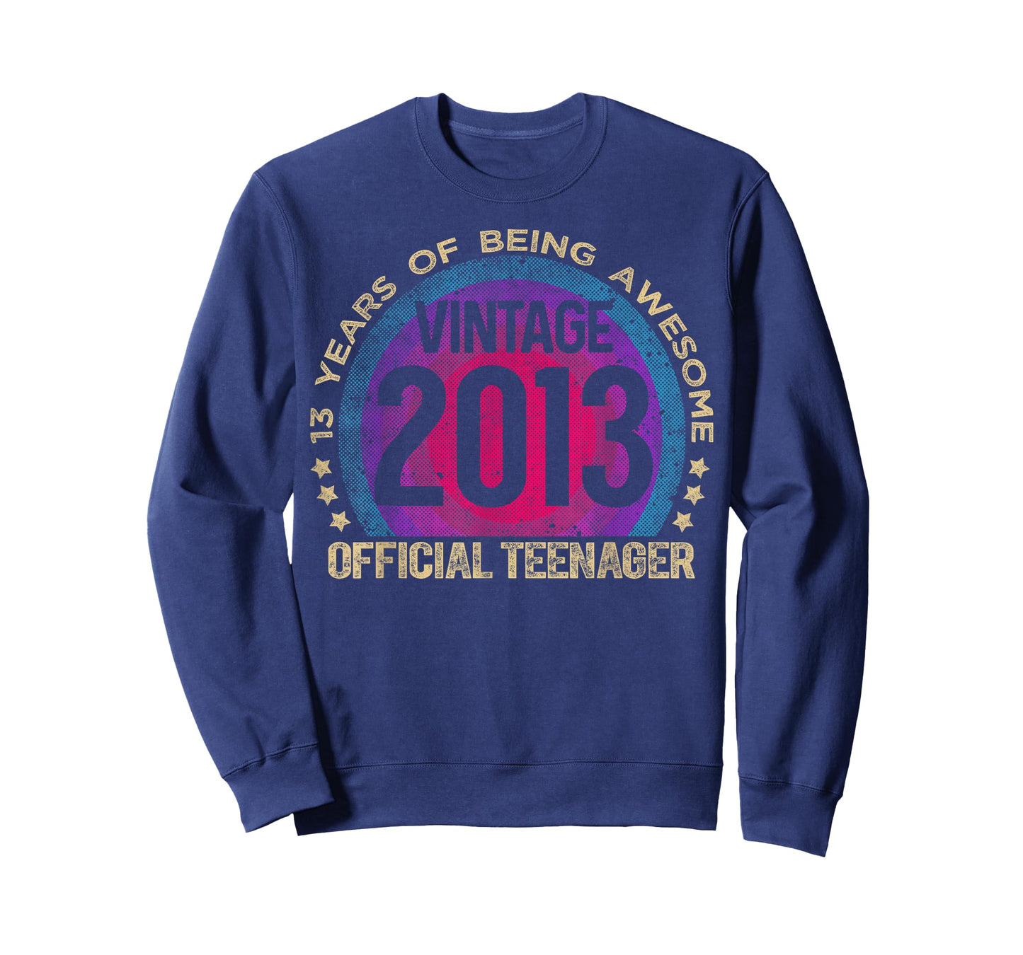 Official Teenager 13 Year Old Gifts Vintage 2013 Boys Girls T-Shirt