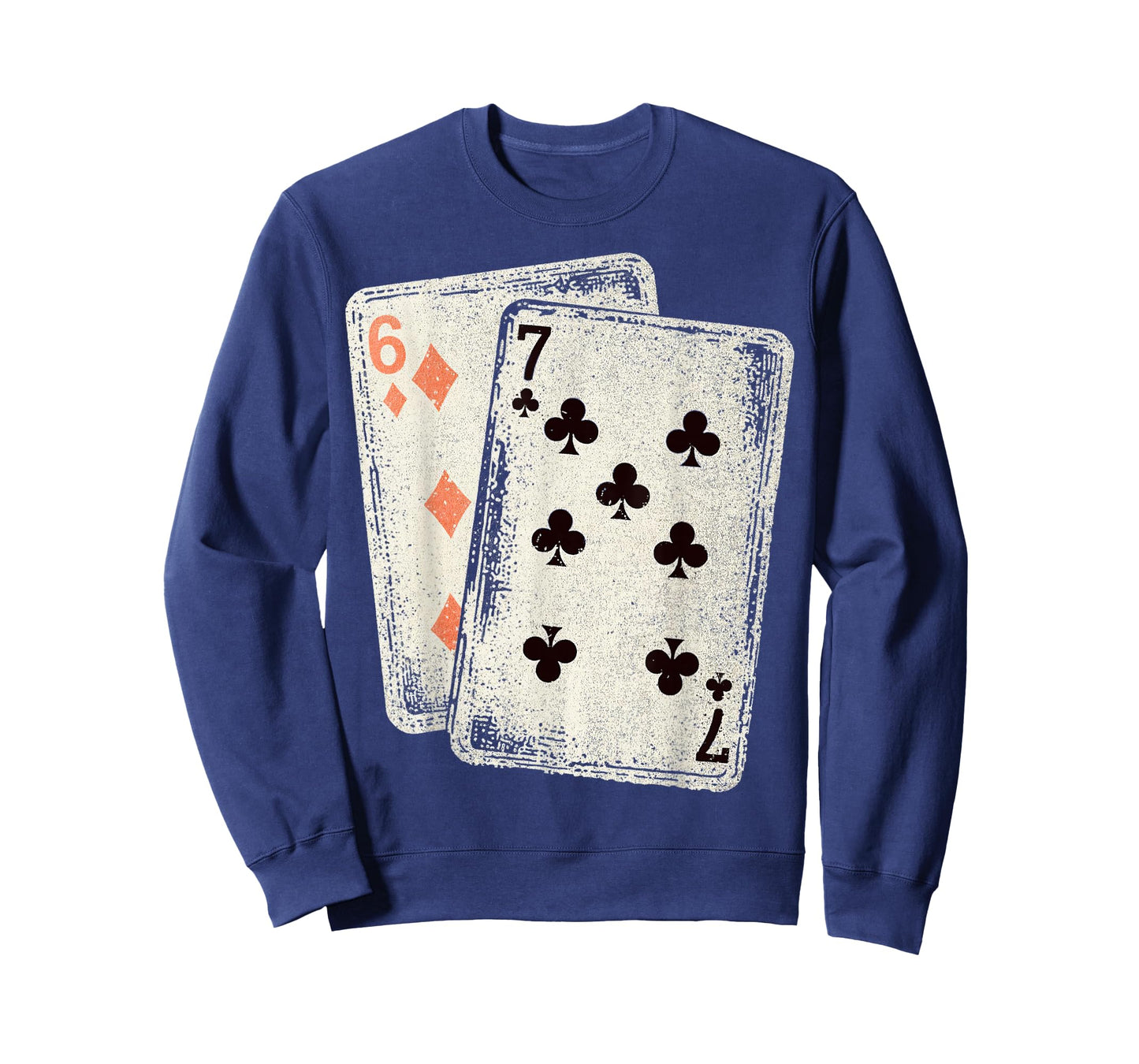 Funny Six Seven 6-7 67 Playing Cards T-Shirt