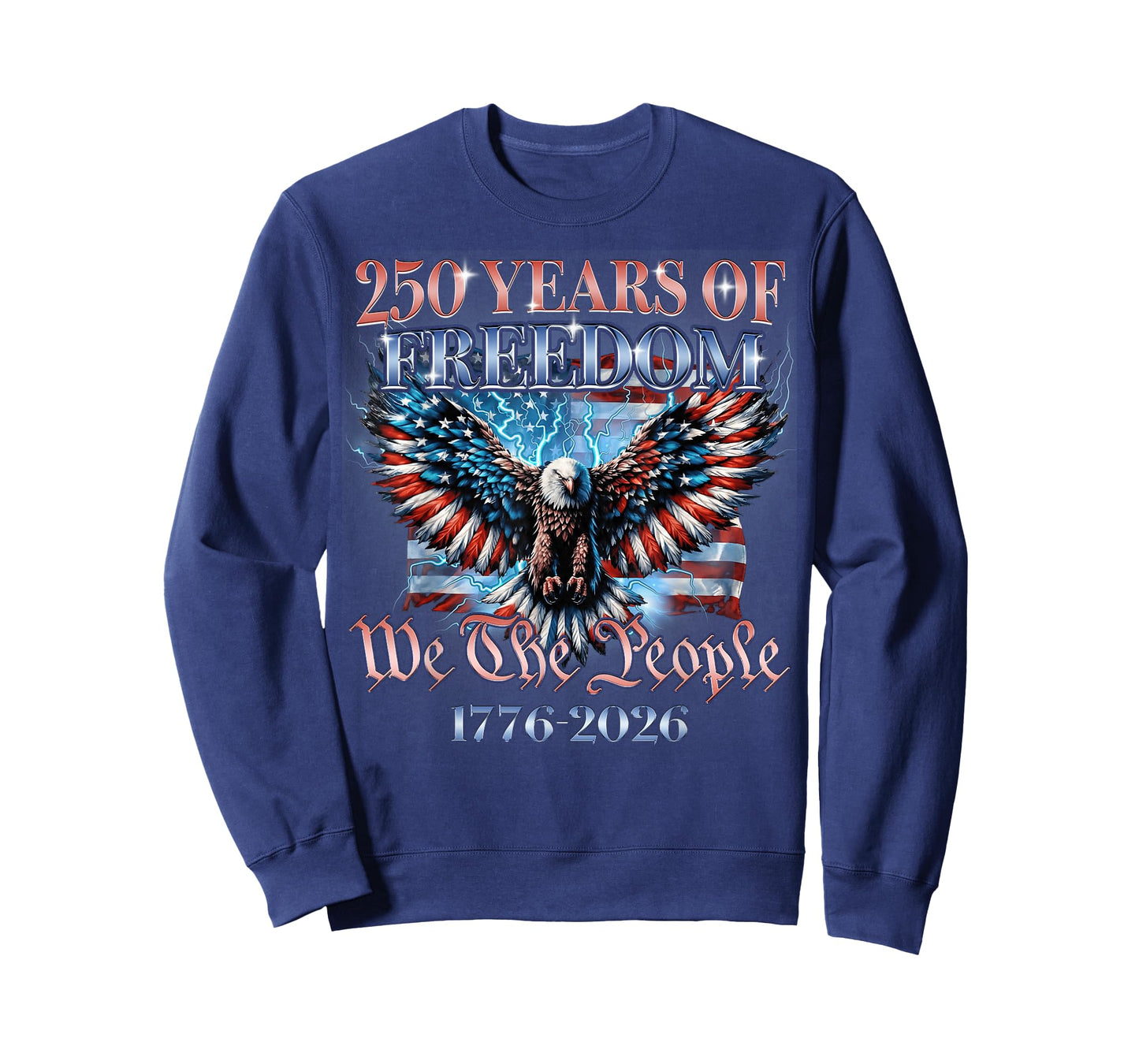 Years of Freedom 1776 to 2026 T-Shirt