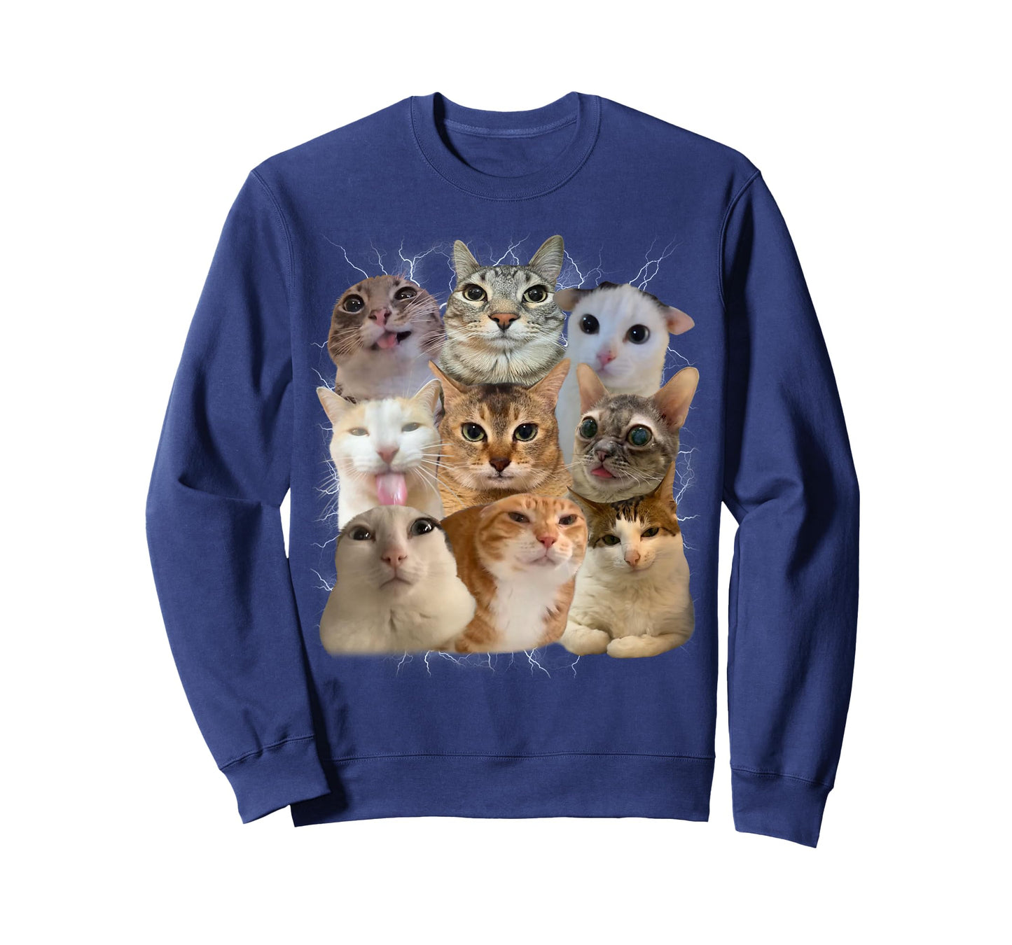 Famous Cats Meme Funny Cat Brainrot Meme Bootleg Gen Z Alpha T-Shirt
