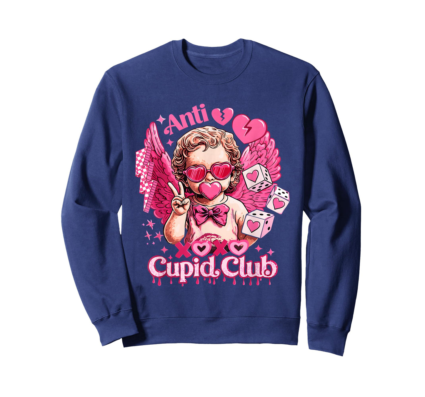 Anti Valentine Club Funny Valentine's Day Friends T-Shirt
