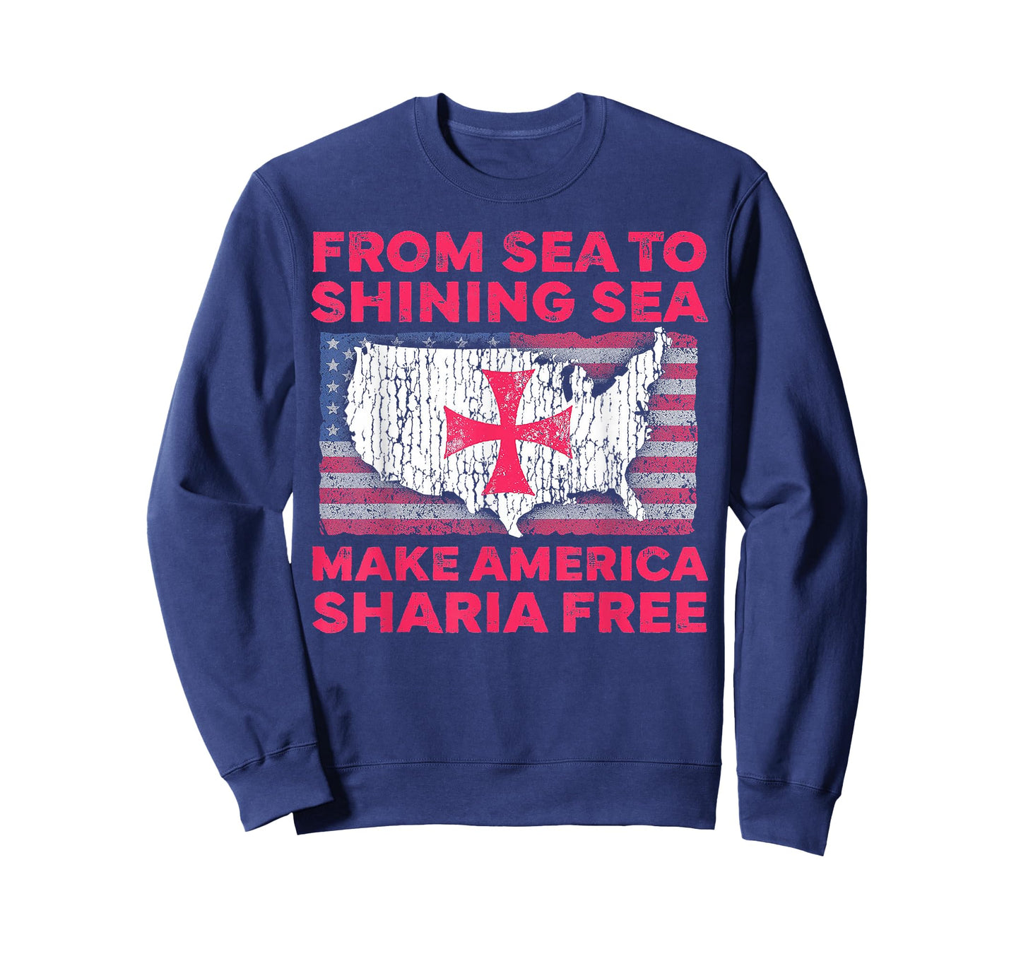 from Sea to Shining Sea Make America Sharia Free T-Shirt
