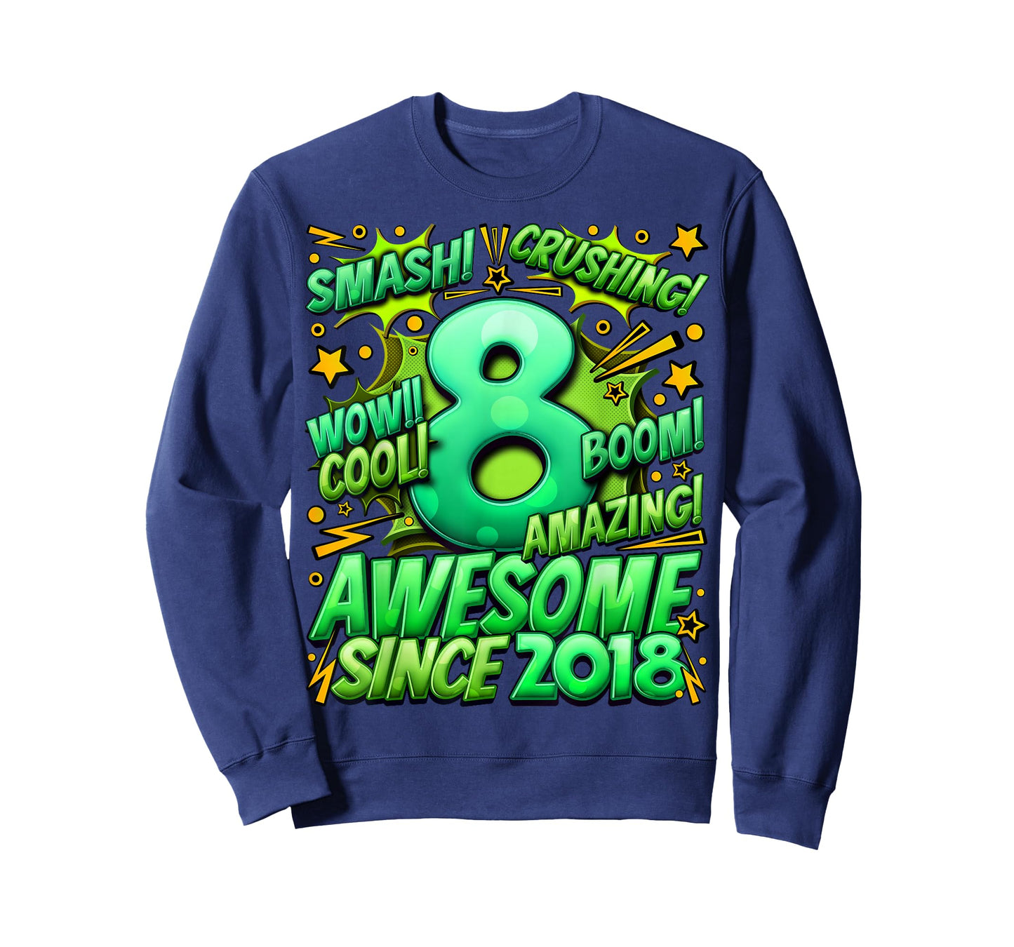 8 Year Old Gifts for Boys 8th Birthday Boy 8 Year Old Boy T-Shirt