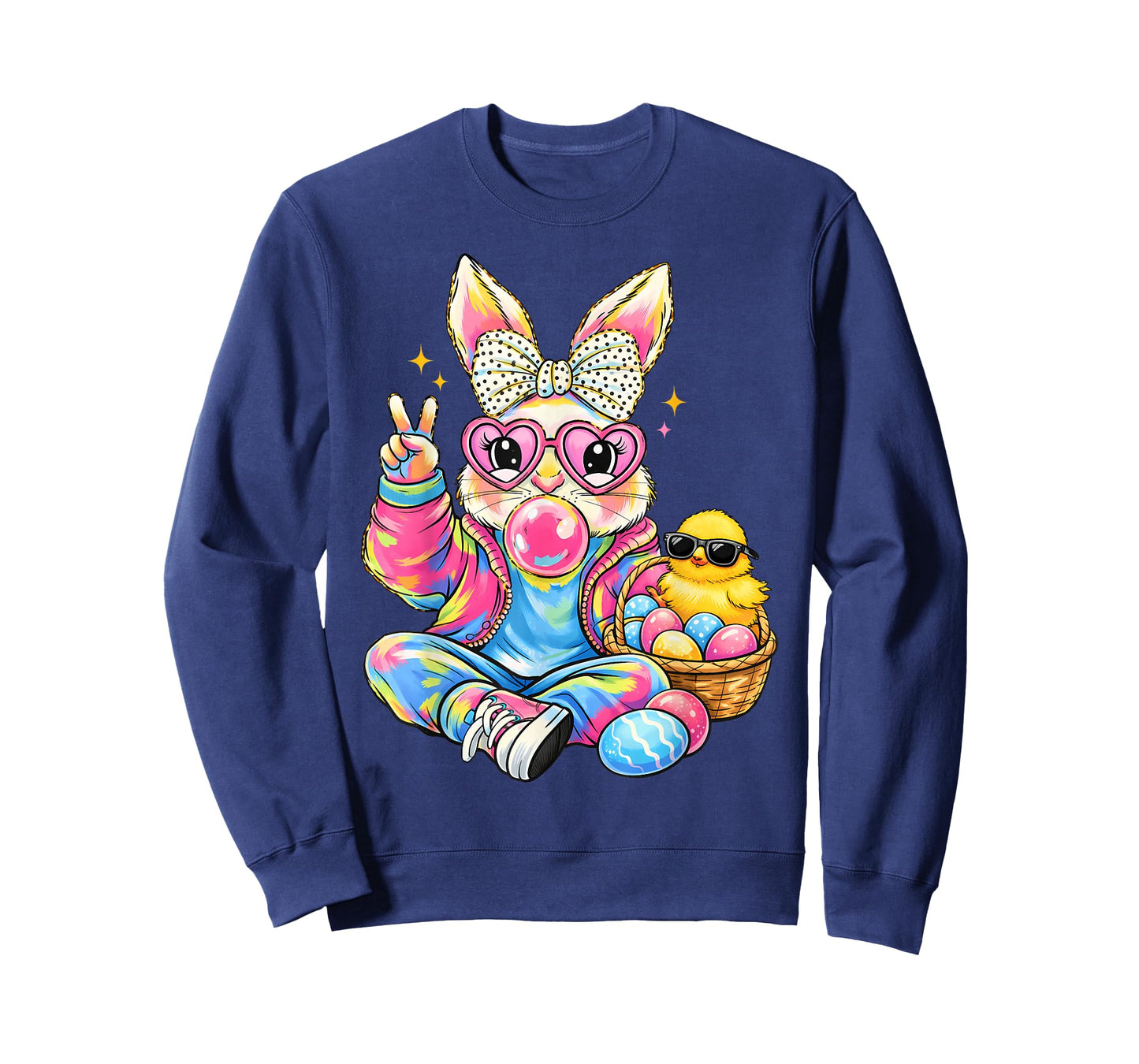 Girls Easter Cute Bunny Coquette Pink Easter Kids Girl Women T-Shirt