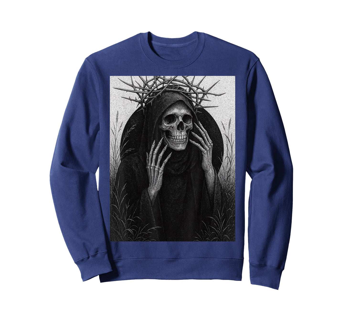 Occult Goth Black Metal Reaper Death Macabre Gothic Dark Art T-Shirt