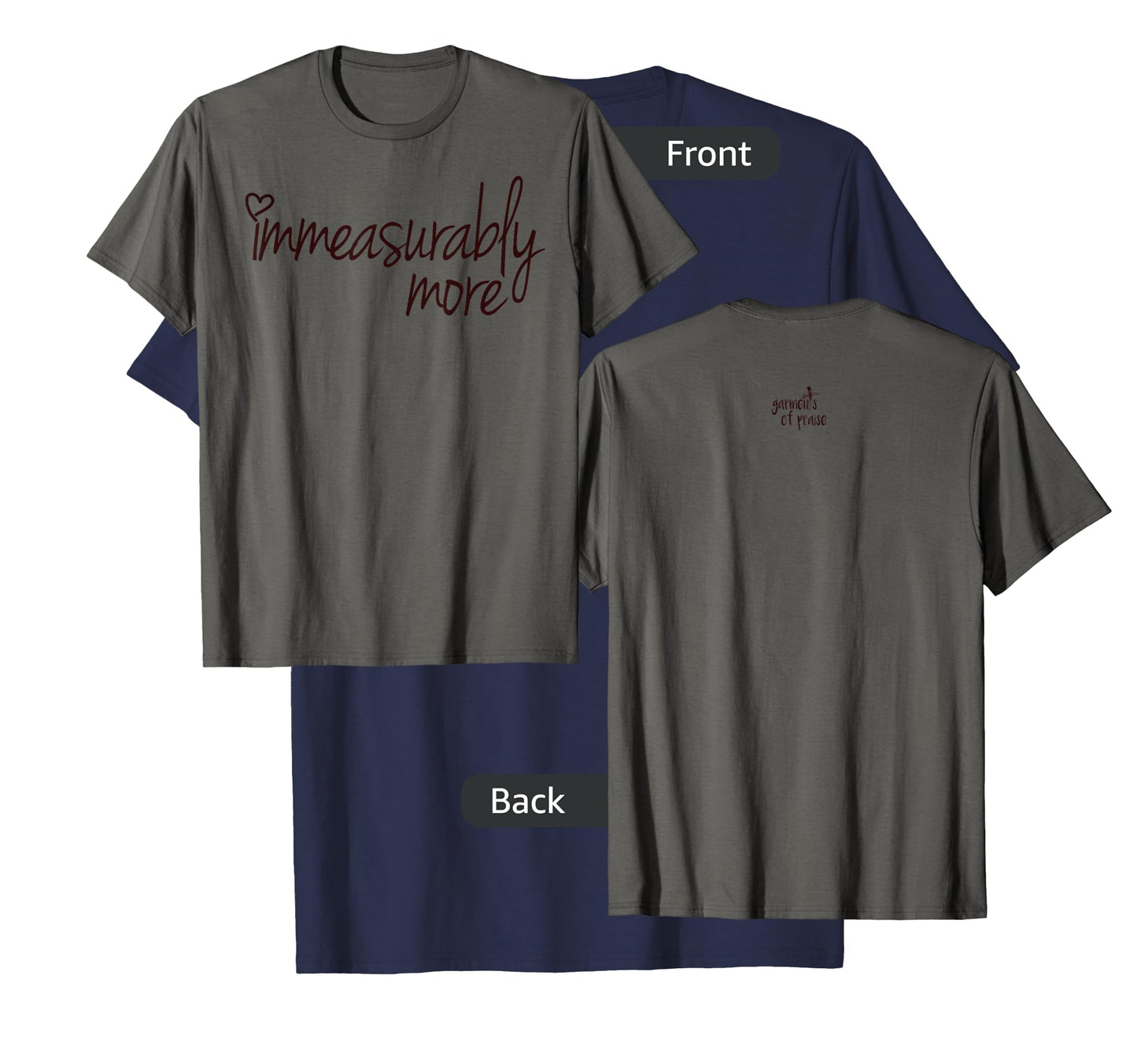 Ephesians 3:20 - Immeasurably More - Inspirational Christian T-Shirt