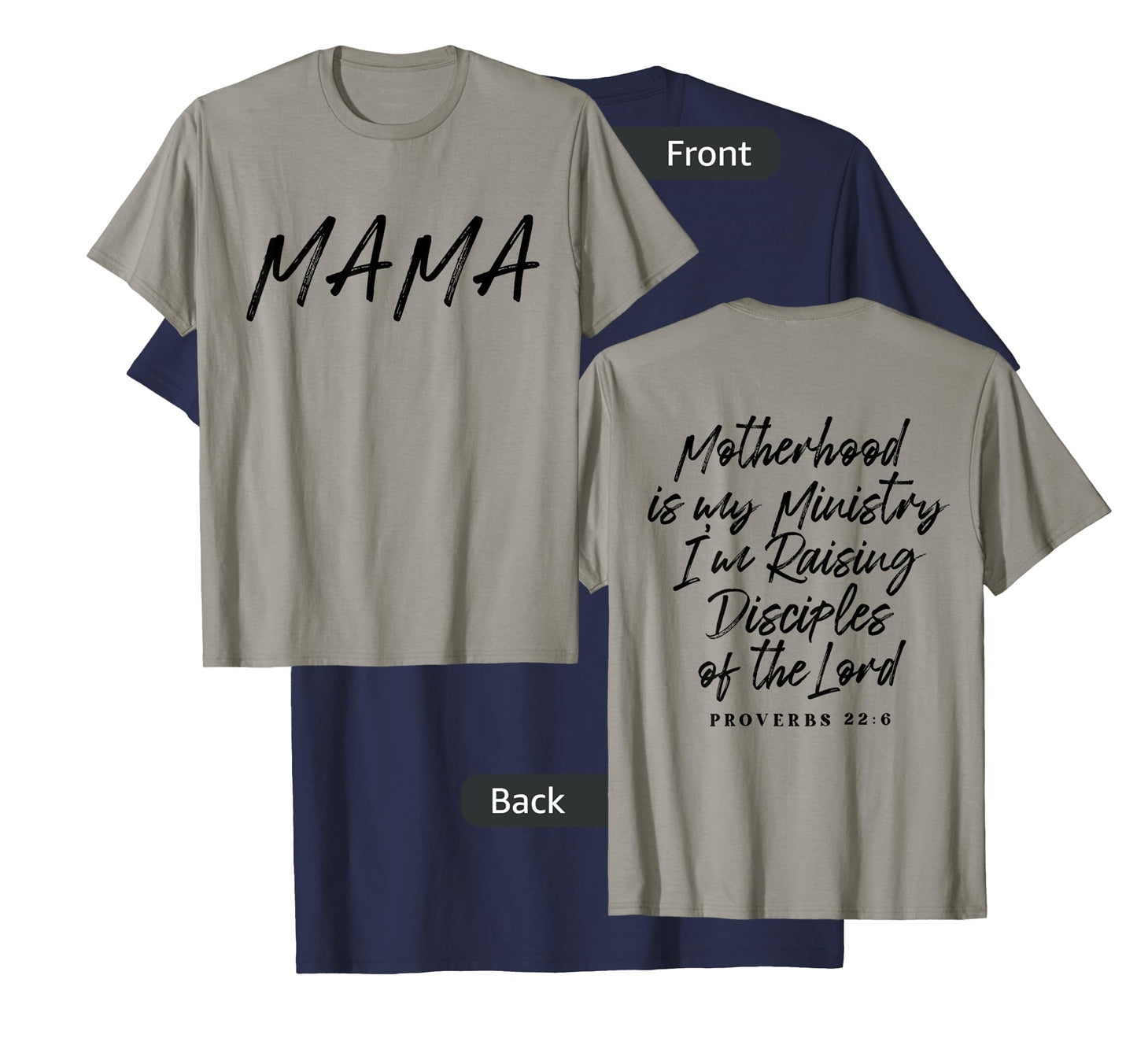 Mama Motherhood Is My Ministry I'm Raising Disciples Of Lord T-Shirt