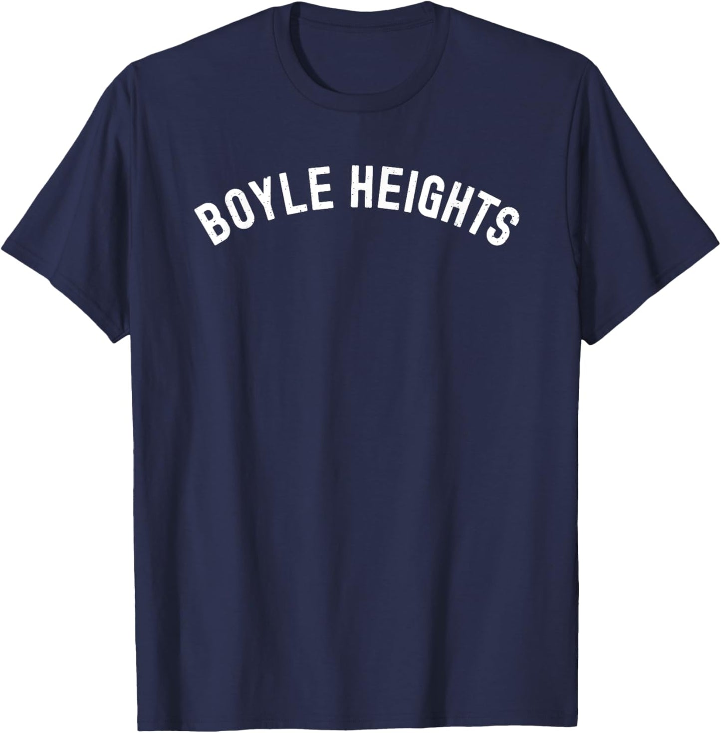 Boyle Heights East LA Los Angeles City Terrace 213 323 90033 T-Shirt - T-Shirt | Navy