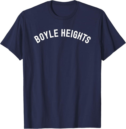 Boyle Heights East LA Los Angeles City Terrace 213 323 90033 T-Shirt - T-Shirt | Navy