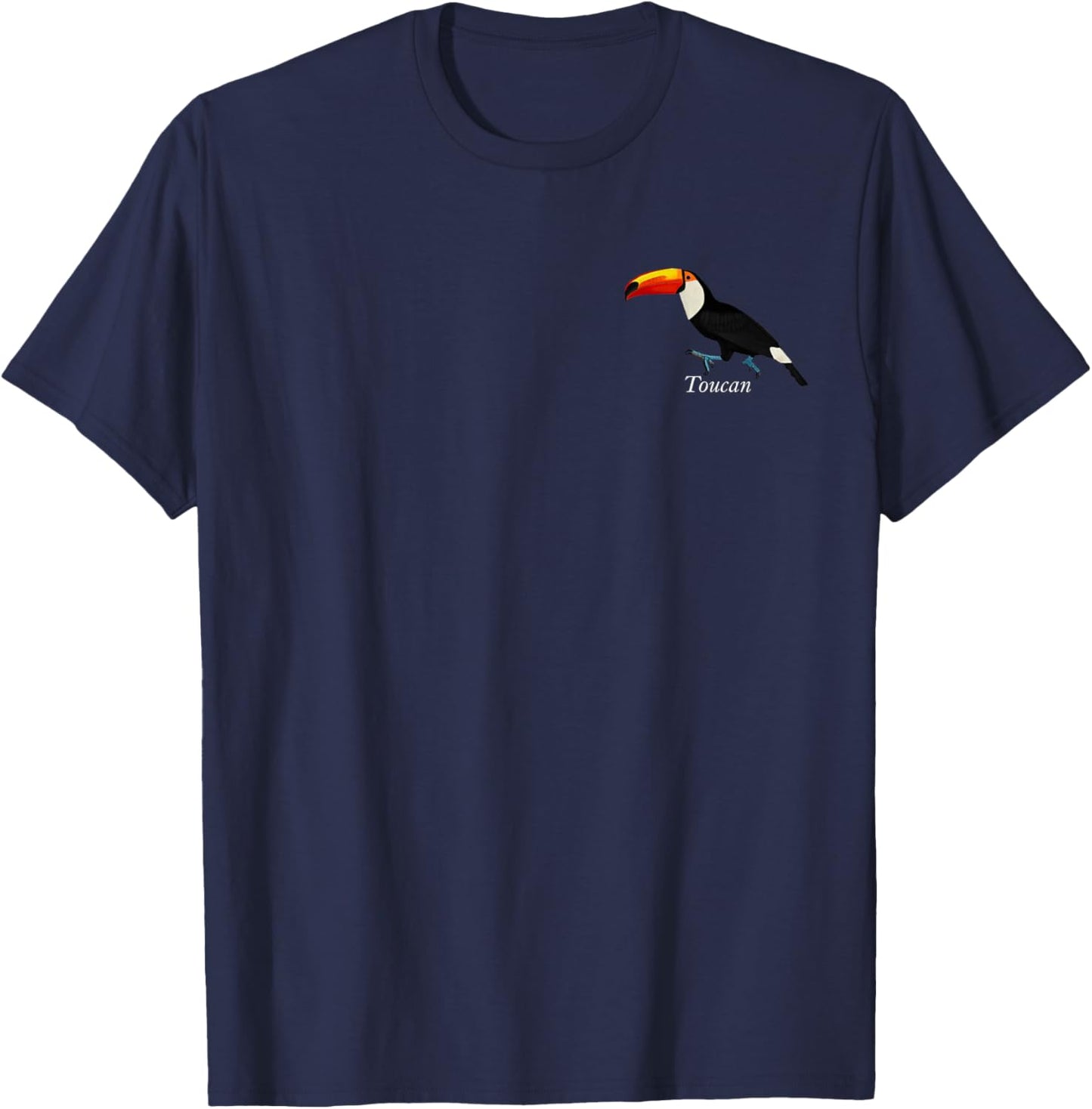 Toucan Bird Birdlover Birdwatcher Animal Birding Biologist T-Shirt - T-Shirt | Navy