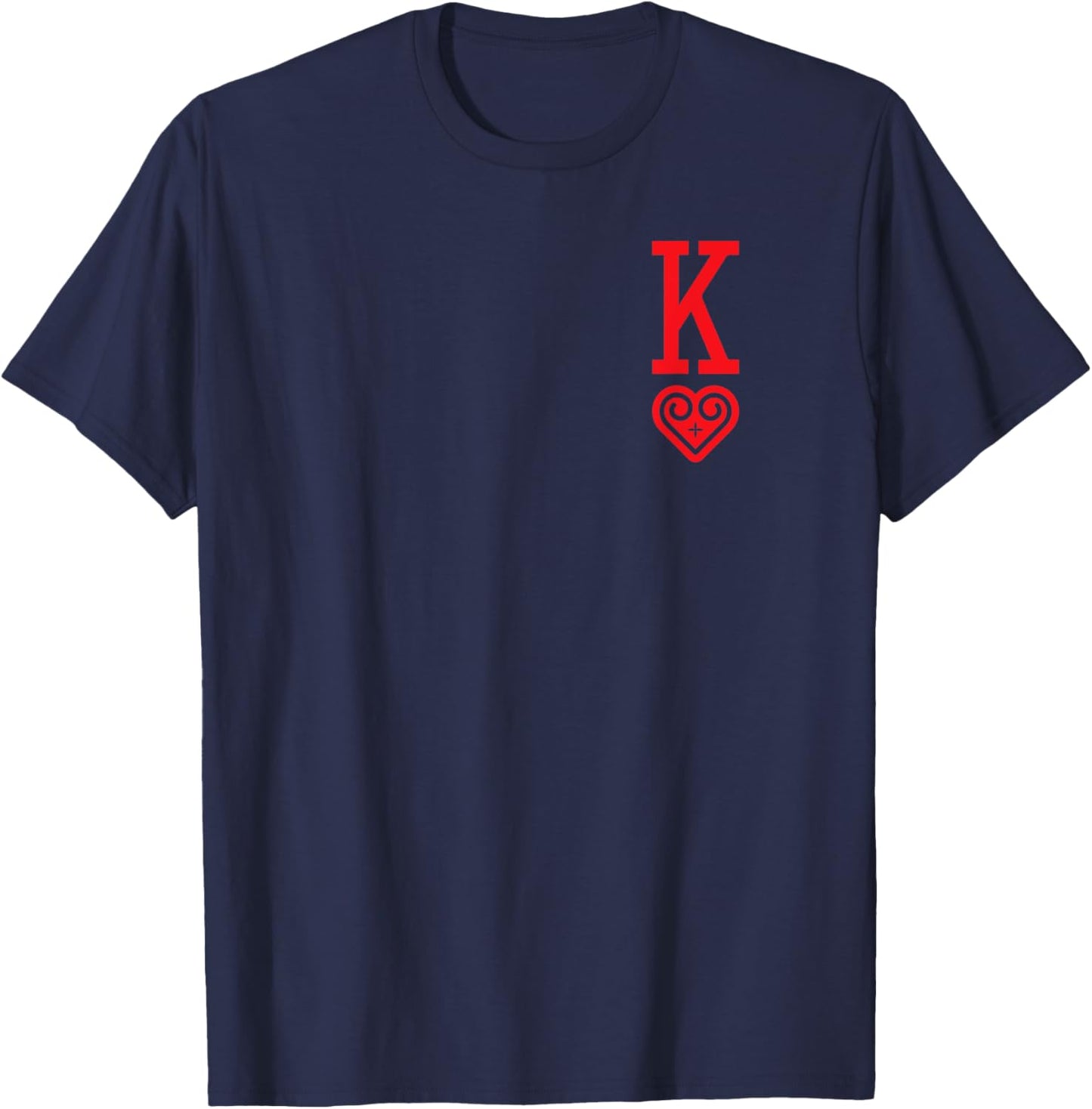 Hmong King of Heart T-Shirt - T-Shirt | Navy