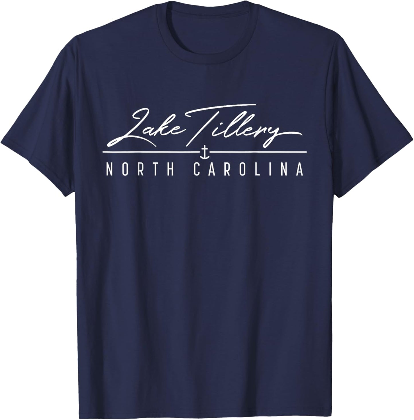 Lake Tillery NC T-Shirt - T-Shirt | Navy