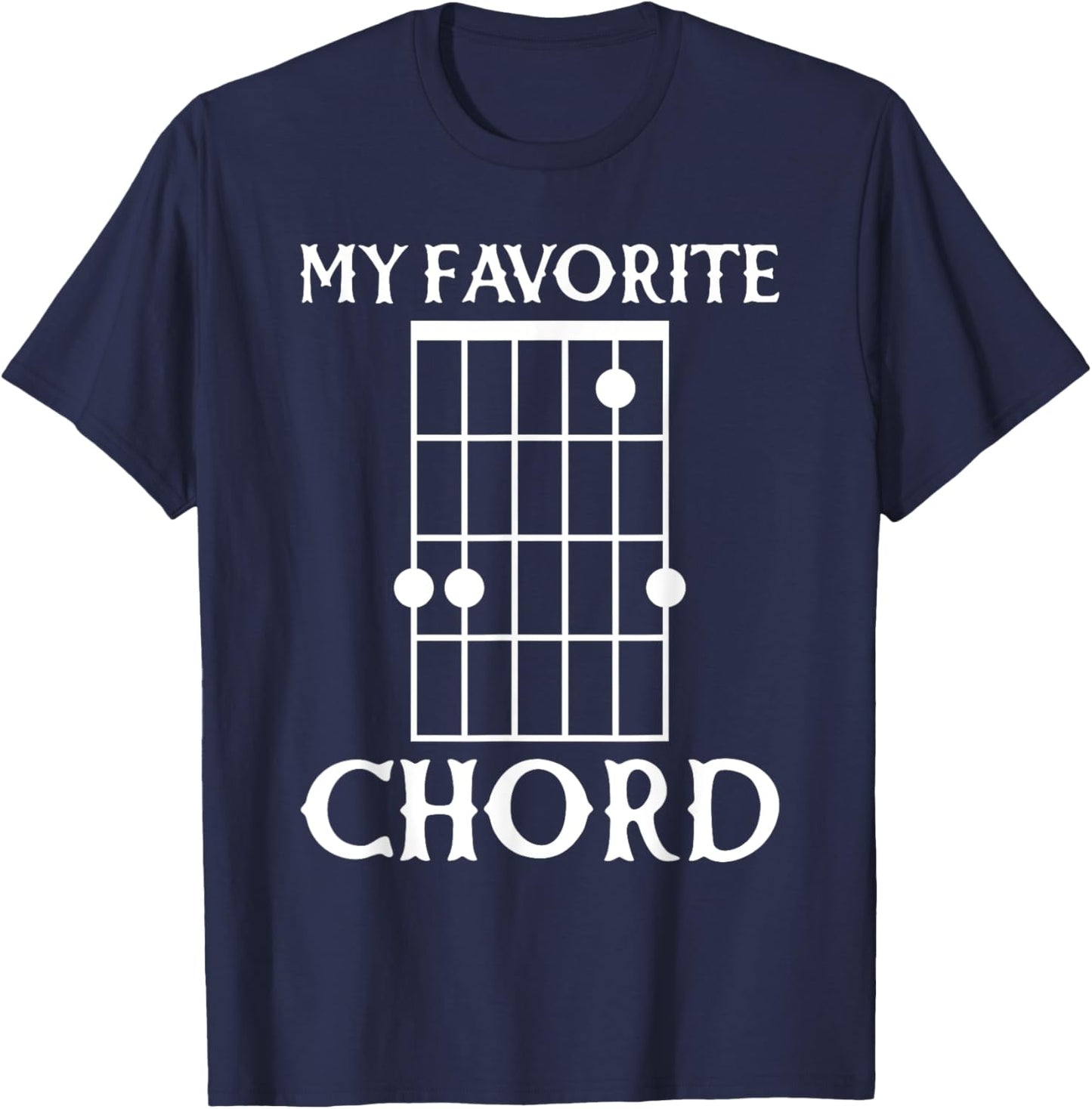 My Favorite Chord Is Gsus, Christian Worship Guitar Players T-Shirt - T-Shirt | Navy