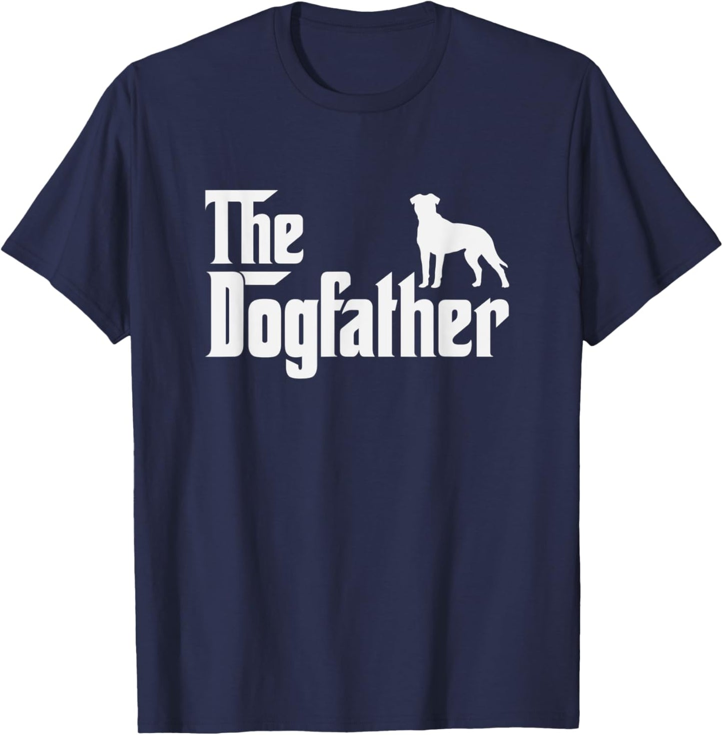 boxador DogFather Funny Dog Dad T-Shirt - T-Shirt | Navy