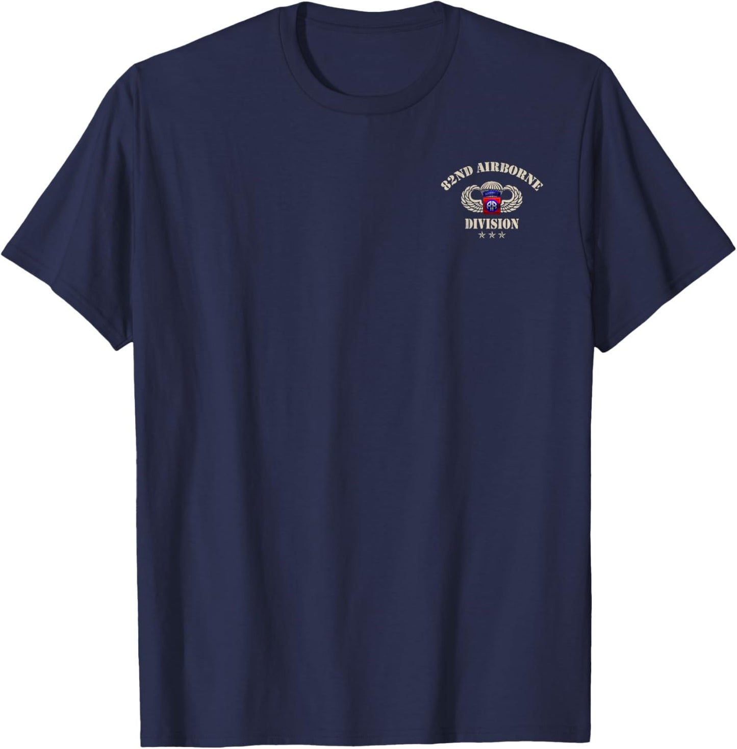 U.S Army 82nd Airborne Division Paratrooper Veteran Vintage T-Shirt - T-Shirt | Navy
