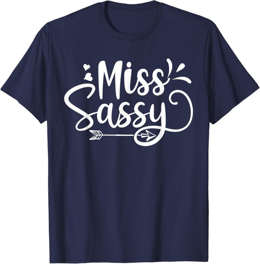 Miss Sassy T-Shirt - T-Shirt | Navy