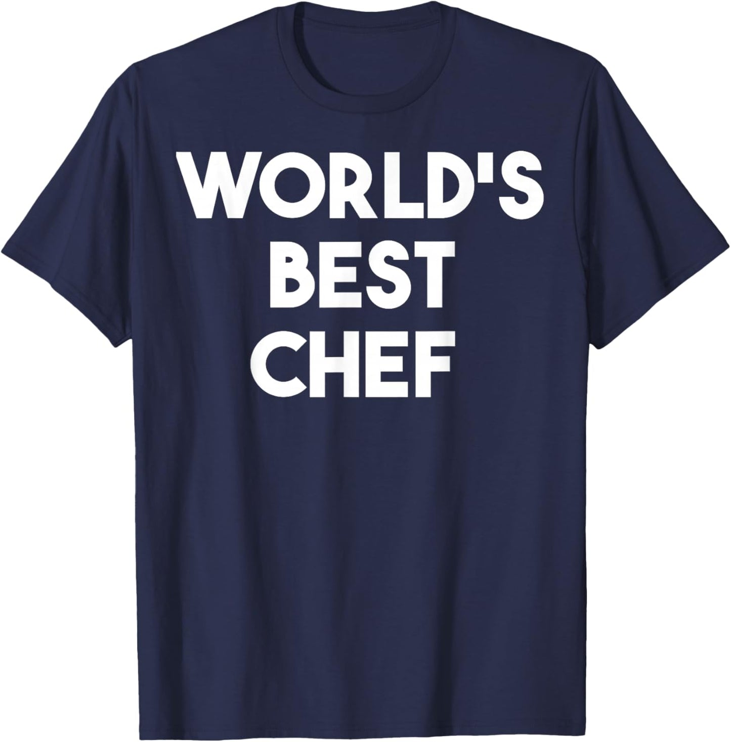 World's Best Chef T-Shirt - T-Shirt | Navy