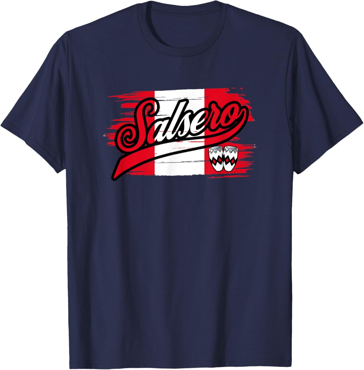 Salsa Dancer Salsero Peru Salsero Salsa Peruana T-Shirt - T-Shirt | Navy