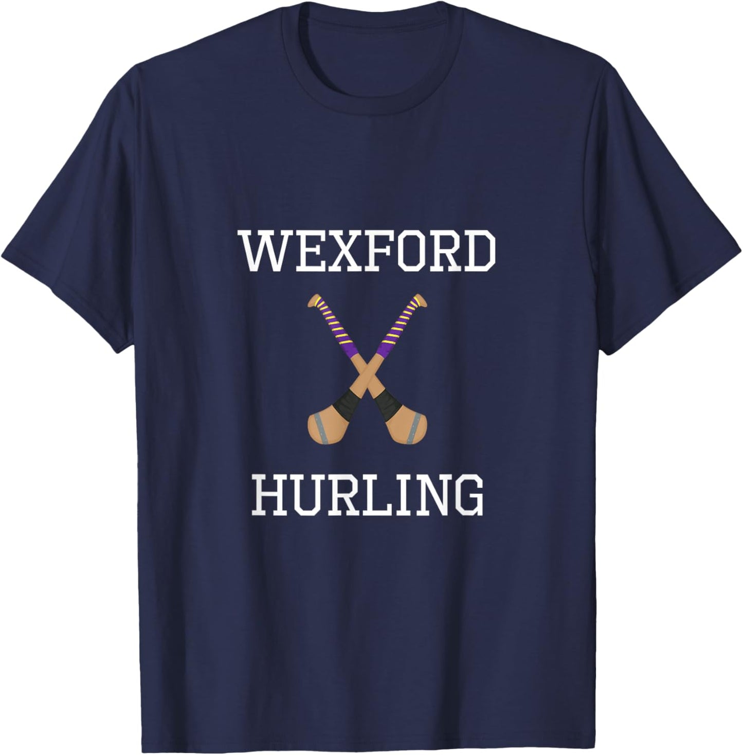 Wexford Hurling Irish County Ireland Hurling T-Shirt - T-Shirt | Navy