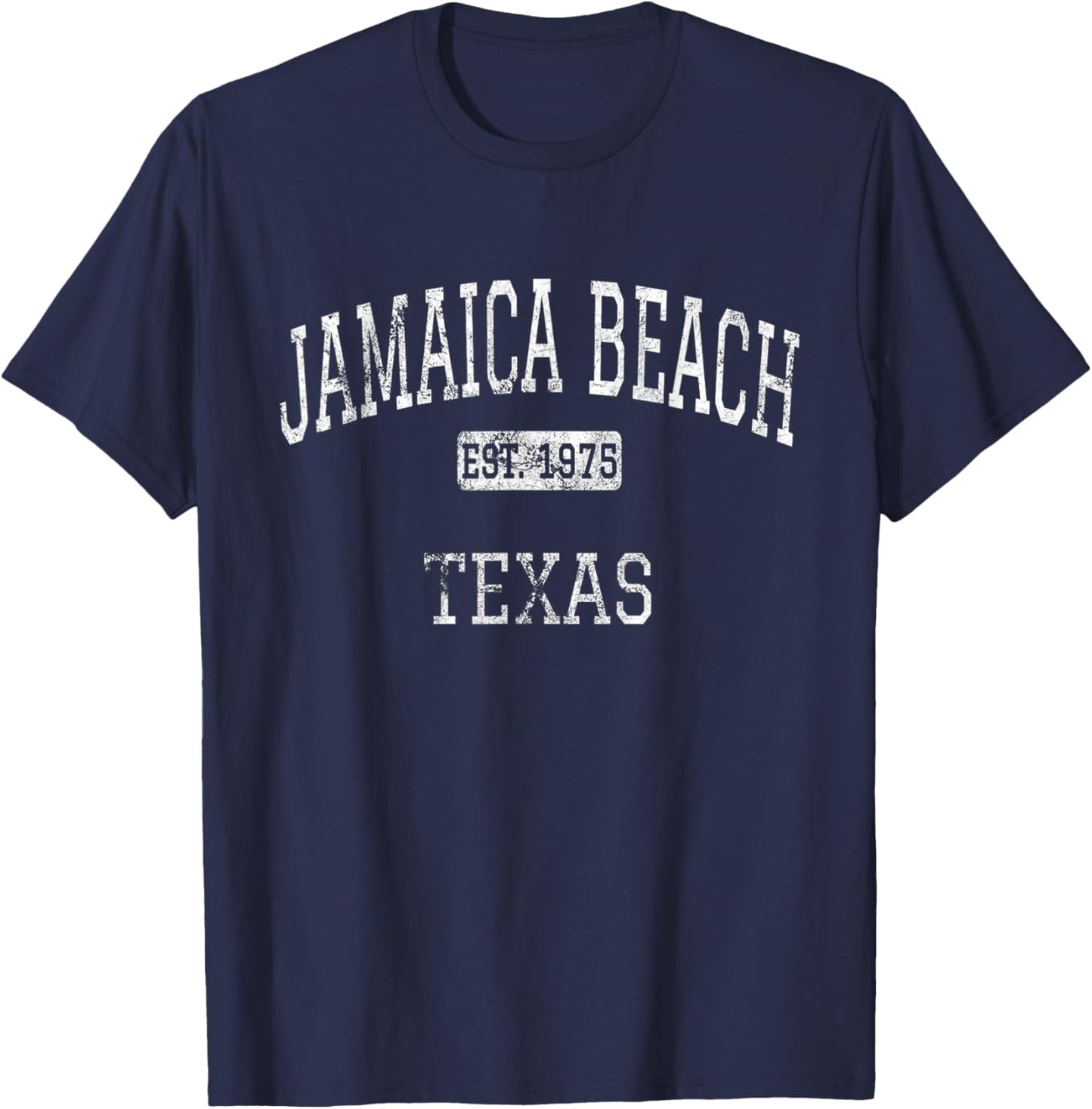 Jamaica Beach Texas TX Vintage Men Women Kids T-Shirt - T-Shirt | Navy