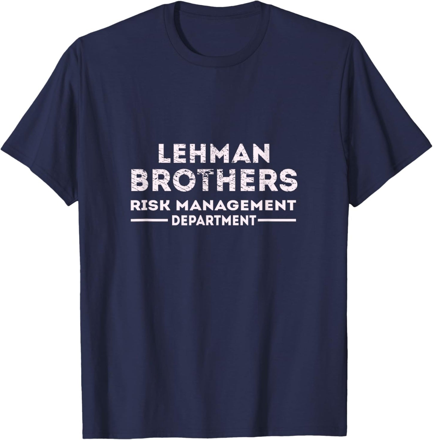 Lehman Brothers 2008 T-Shirt - T-Shirt | Navy