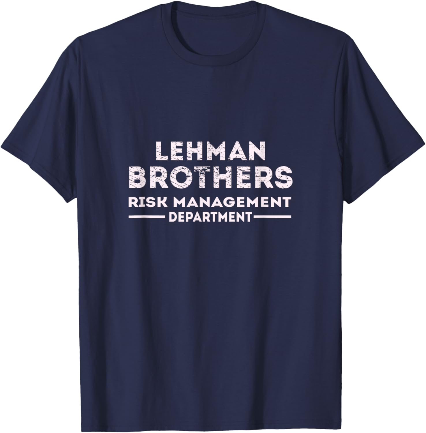 Lehman Brothers 2008 T-Shirt - T-Shirt | Navy