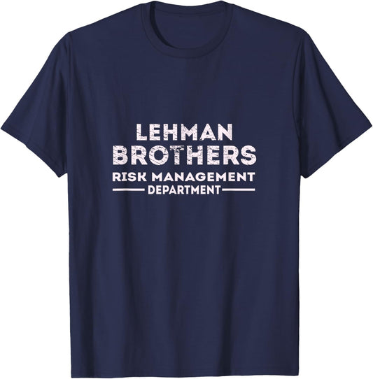 Lehman Brothers 2008 T-Shirt - T-Shirt | Navy