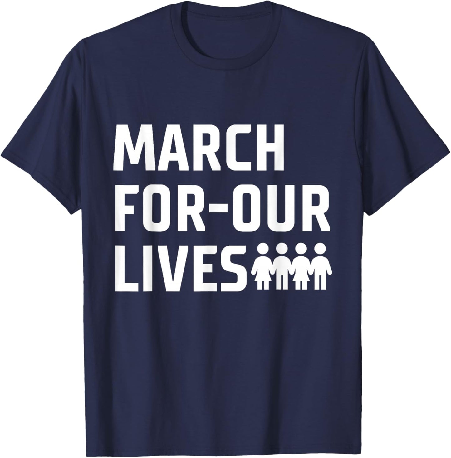 March For-Our Lives Apparel T-Shirt - T-Shirt | Navy