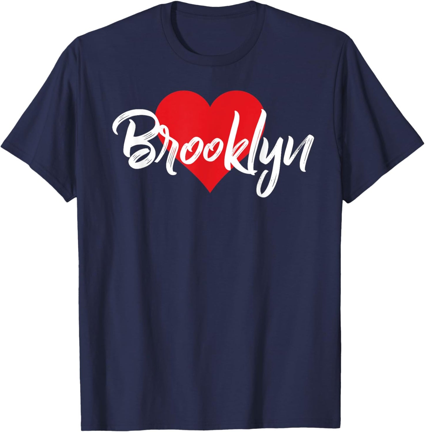 I Love Brooklyn First Name I Heart Named T-Shirt - T-Shirt | Navy
