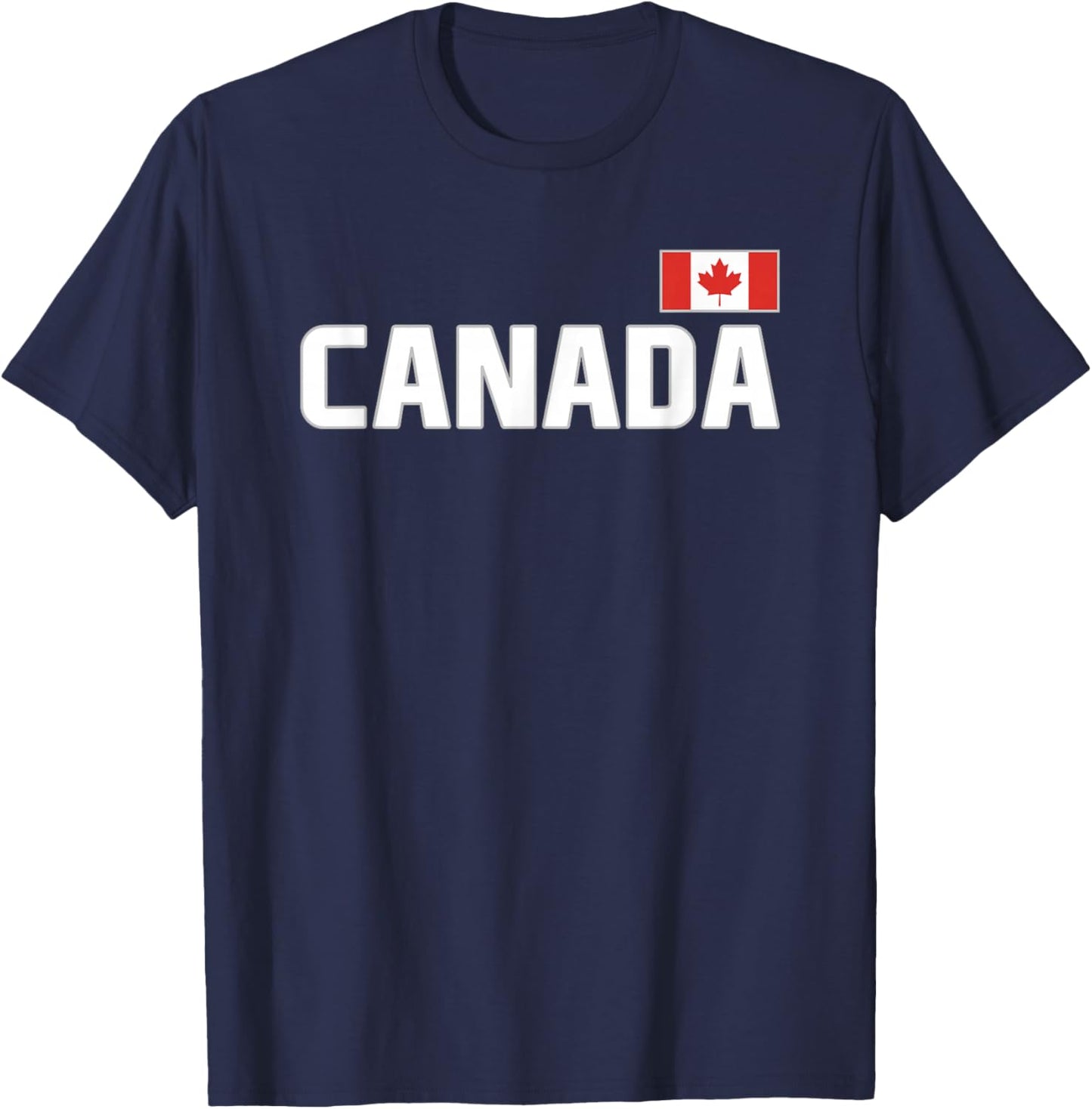 Canada Flag Canadian Pride International Country T-Shirt - T-Shirt | Navy