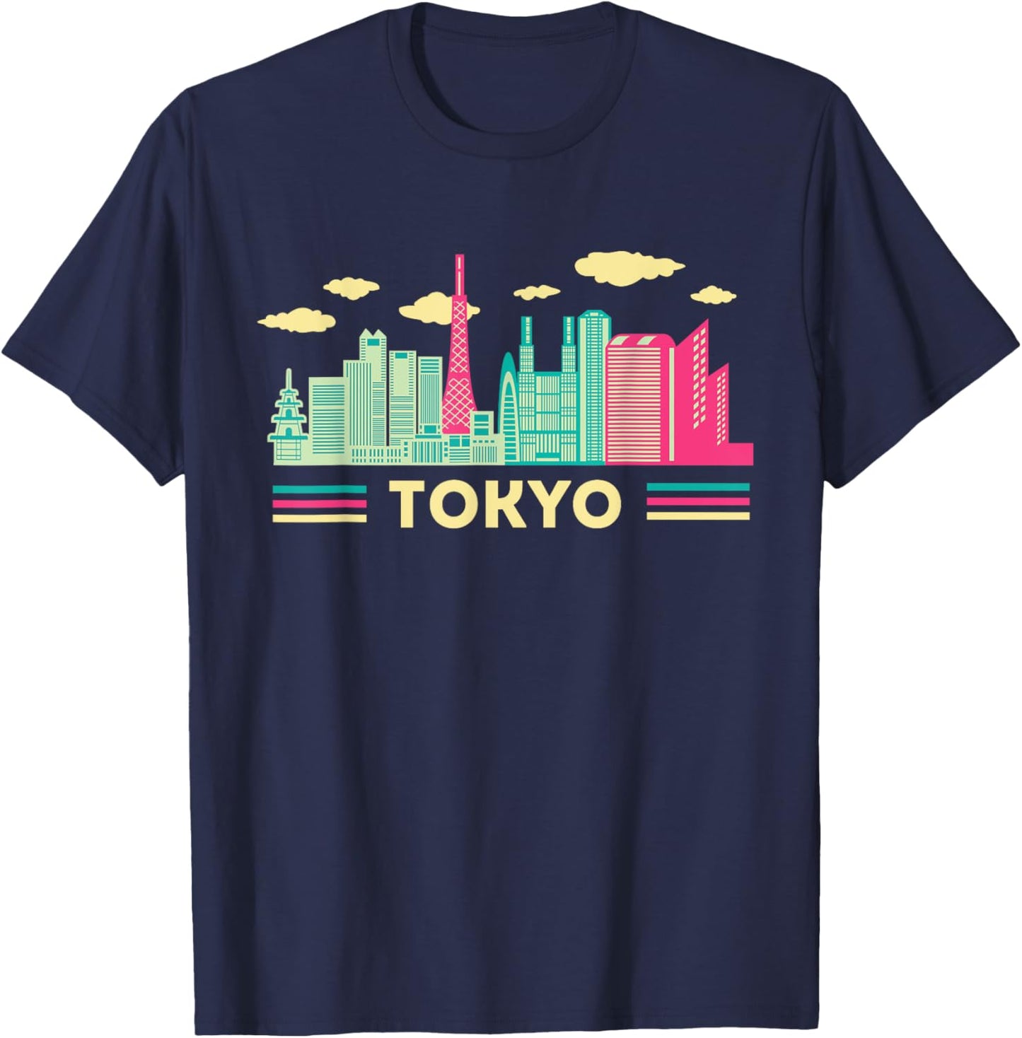 Tokyo Japanese T-Shirt - T-Shirt | Navy