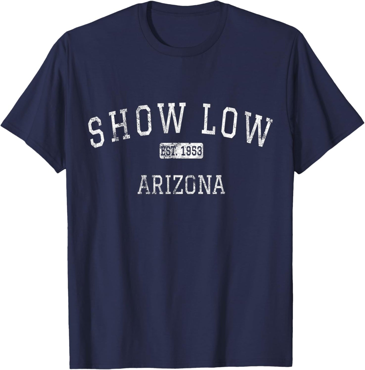 Show Low Arizona AZ Vintage T-Shirt - T-Shirt | Navy