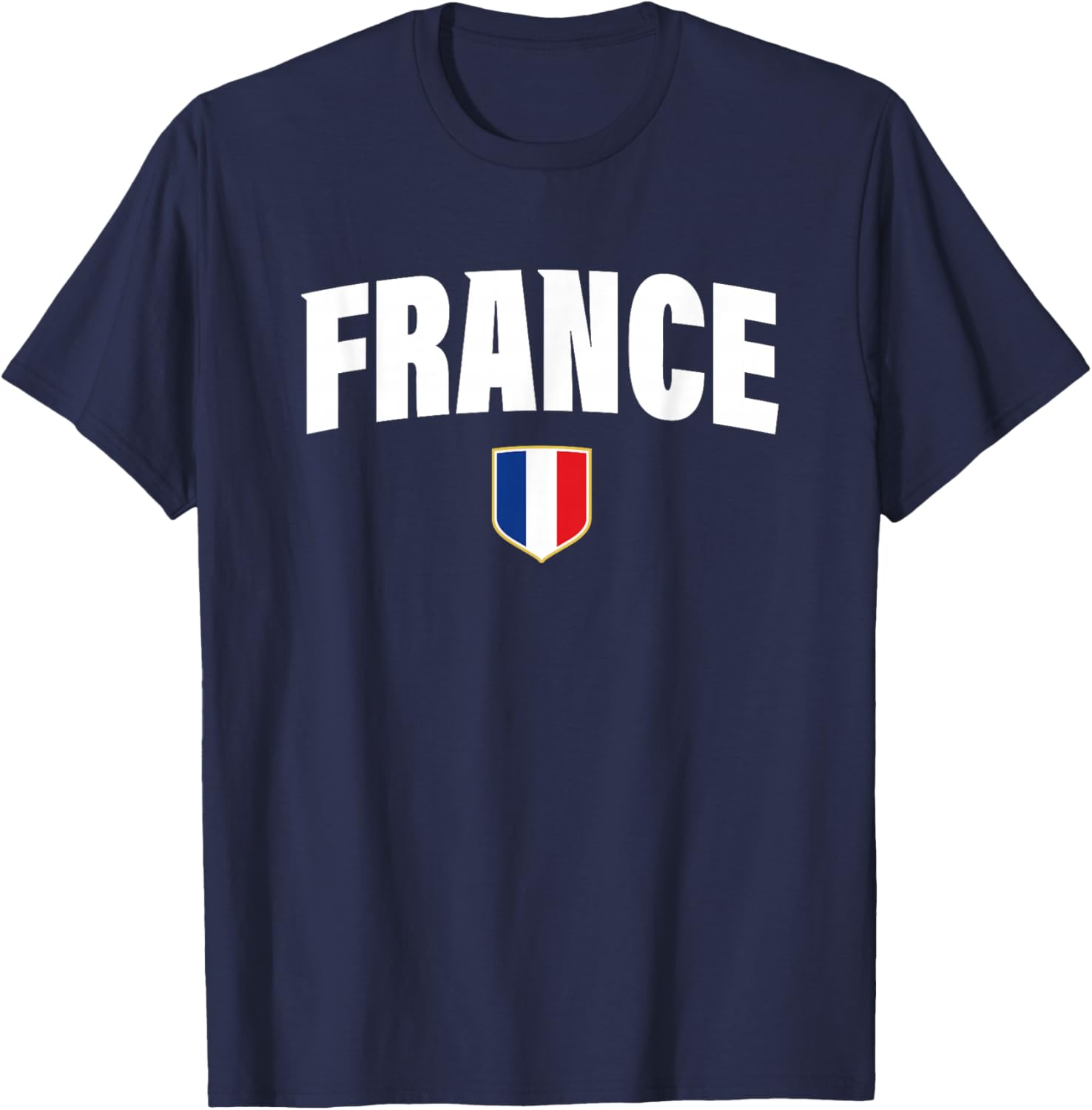 France Shirt Retro French Flag Vintage boys & girls Souvenir T-Shirt - T-Shirt | Navy
