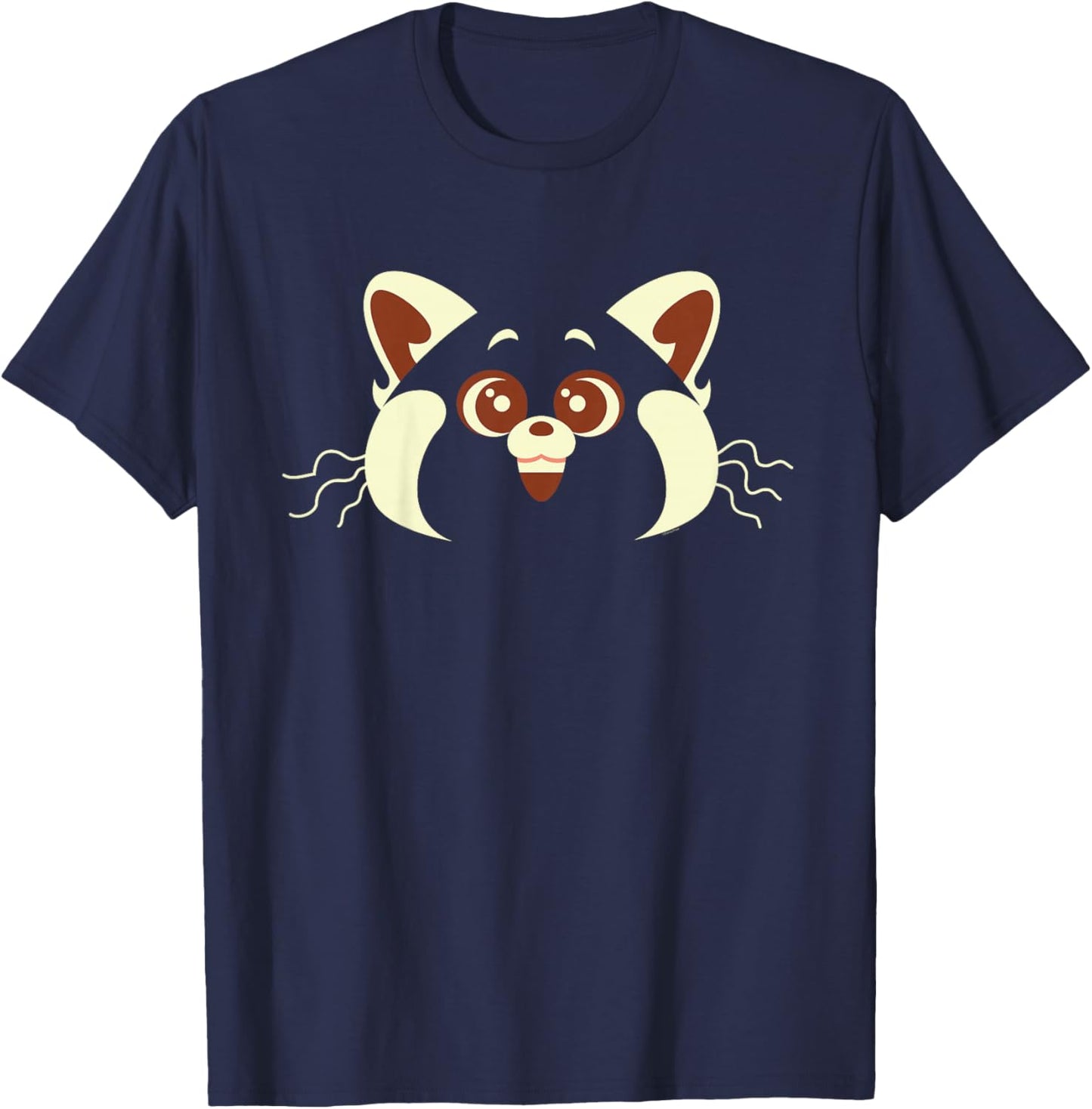 Kids Disney Pixar Turning Red Panda Mei Face T-Shirt - T-Shirt | Navy