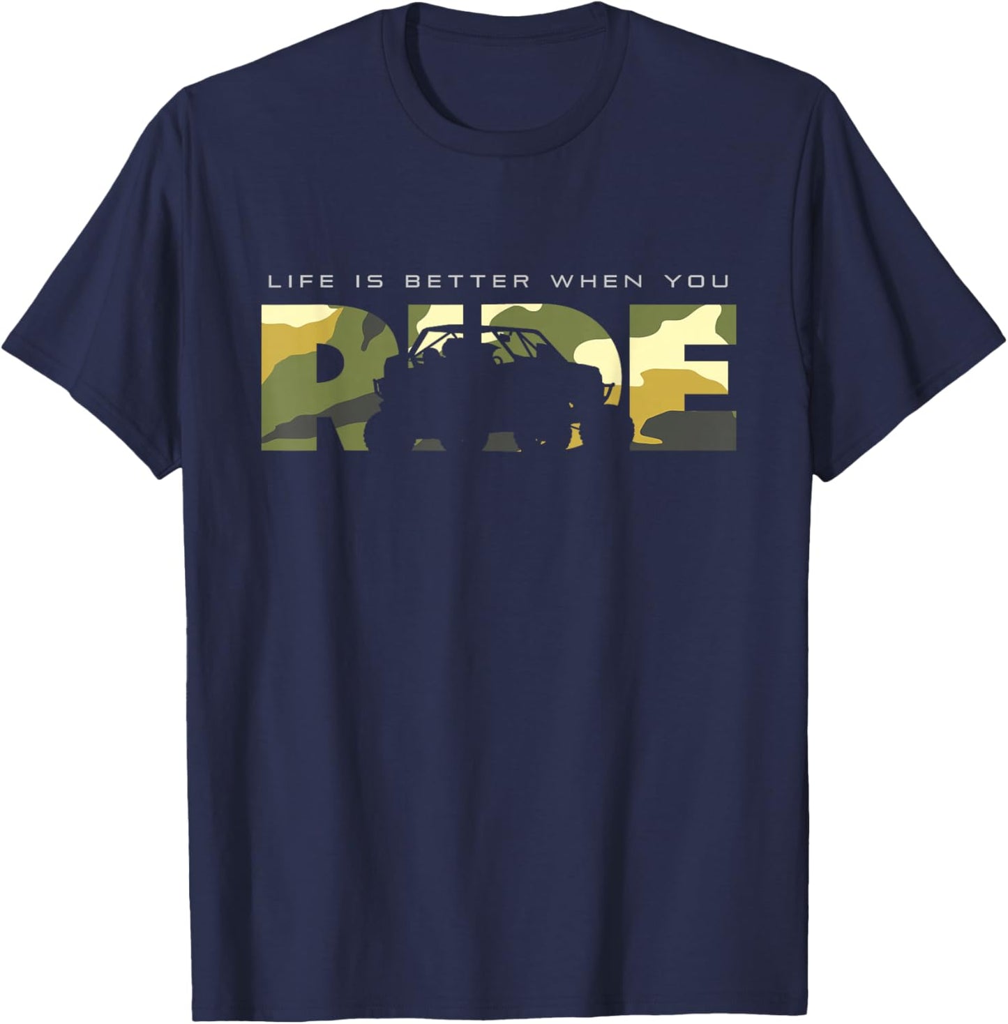 Off Road Quad ATV Apparel - Off Road Quad ATV T-Shirt - T-Shirt | Navy