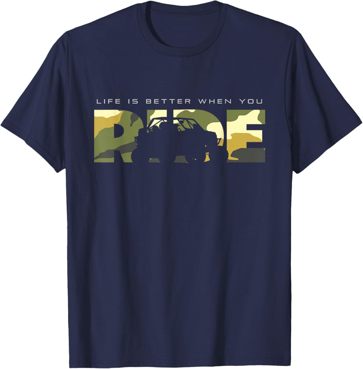 Off Road Quad ATV Apparel - Off Road Quad ATV T-Shirt - T-Shirt | Navy