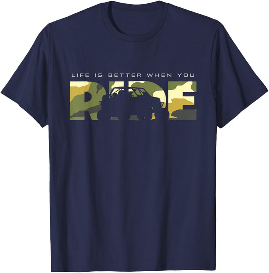 Off Road Quad ATV Apparel - Off Road Quad ATV T-Shirt - T-Shirt | Navy