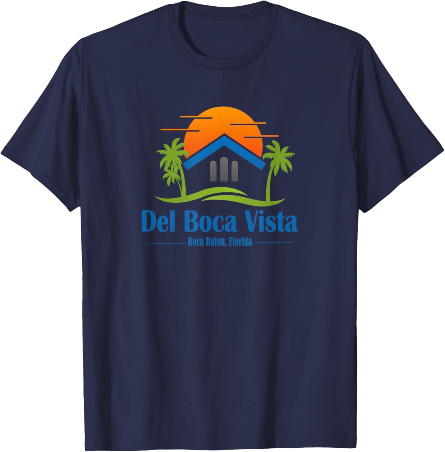 Del Boca Vista | Funny Classic Sitcom T-Shirt - T-Shirt | Navy