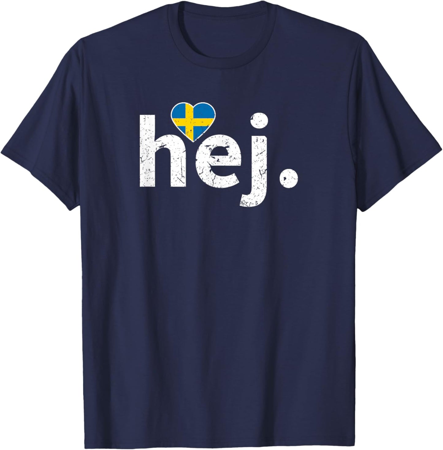 Hej Swedish T-Shirt - T-Shirt | Navy