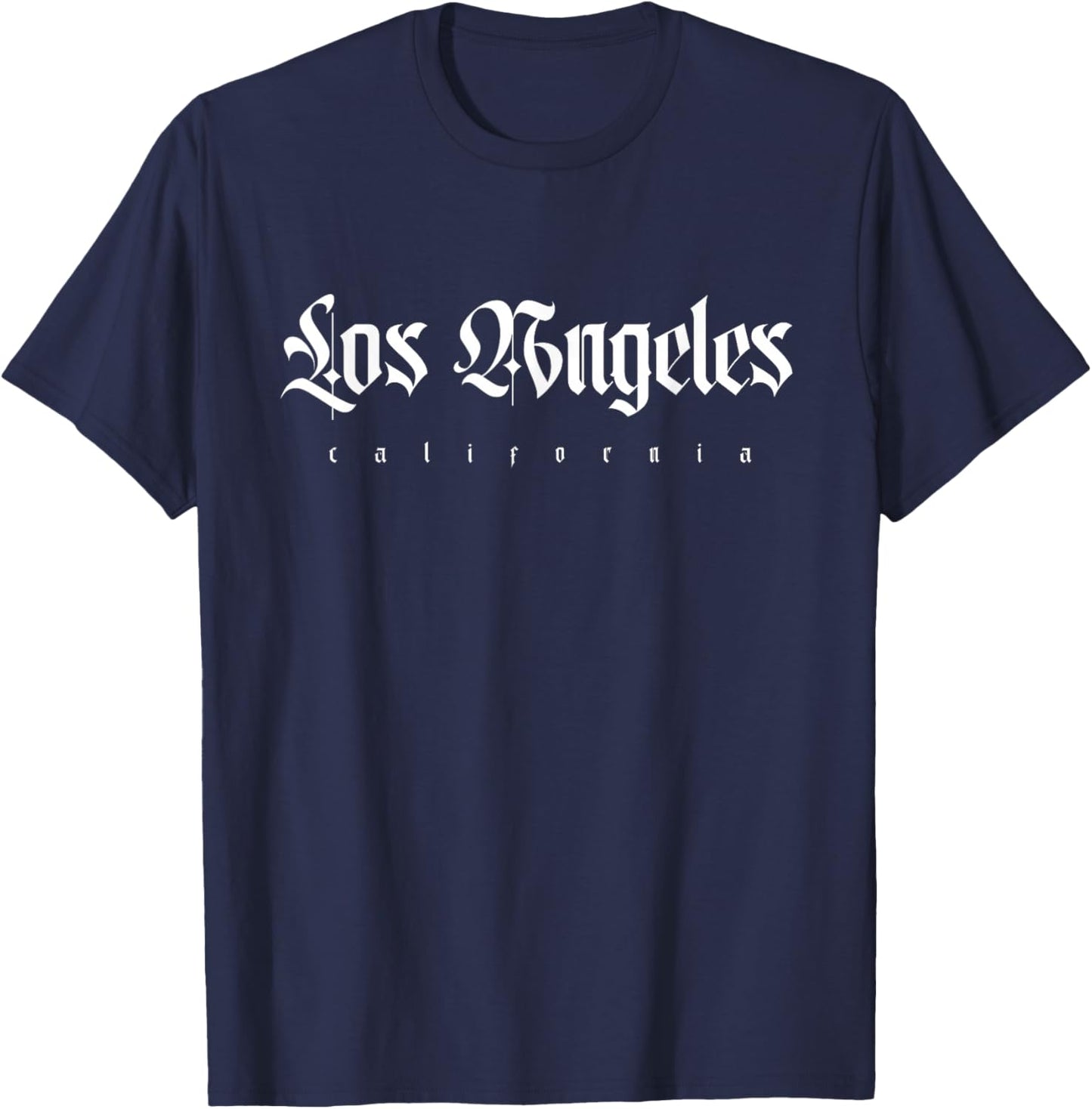 Los Angeles California Novelty T-Shirt - T-Shirt | Navy