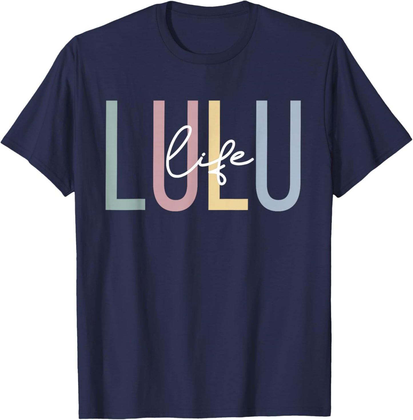 Lulu Life Lulu Grandma Boho Lulu Grandmother T-Shirt - T-Shirt | Navy