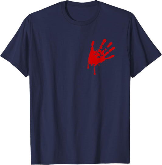 Red Hand Indian Girls No More Stolen Sisters T-Shirt - T-Shirt | Navy