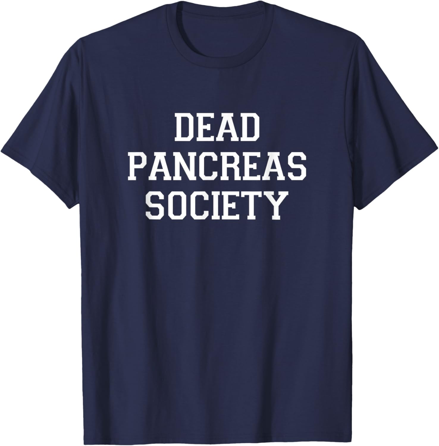 Dead Pancreas Society T-Shirt - T-Shirt | Navy