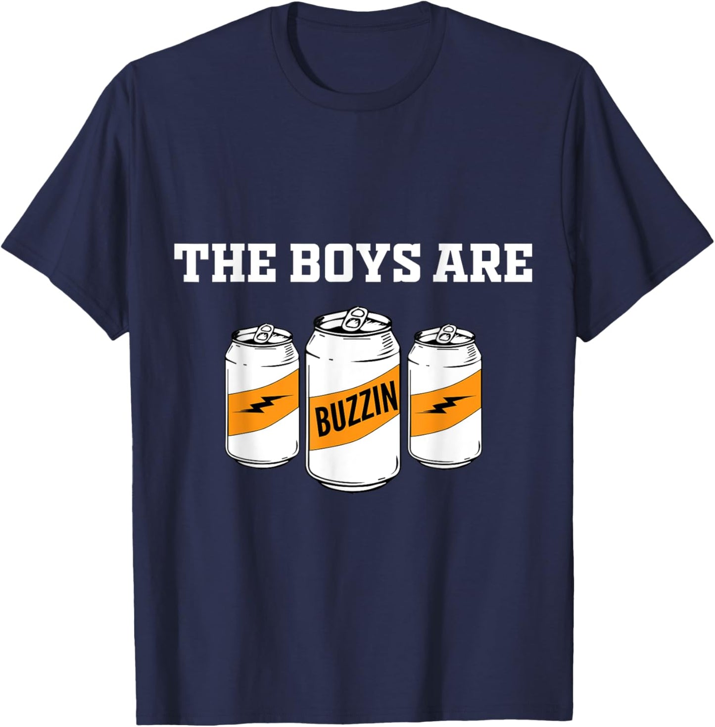 The Boys are Buzzin Hanging With The Boys T-Shirt - T-Shirt | Navy