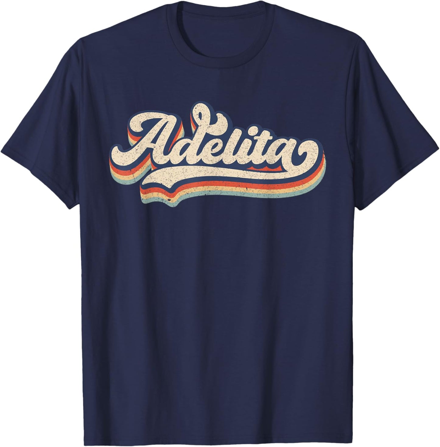 La Adelita Mexican Soldier Retro Adelita T-Shirt - T-Shirt | Navy